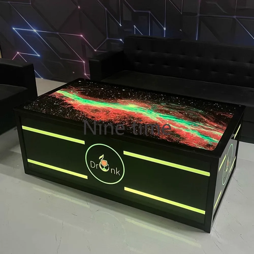 Bar Tables Cool Table Kitchen Furniture Home Cocktail Gold Room Decor Cake Standing Led Party Buffet Bright Accessories Counter