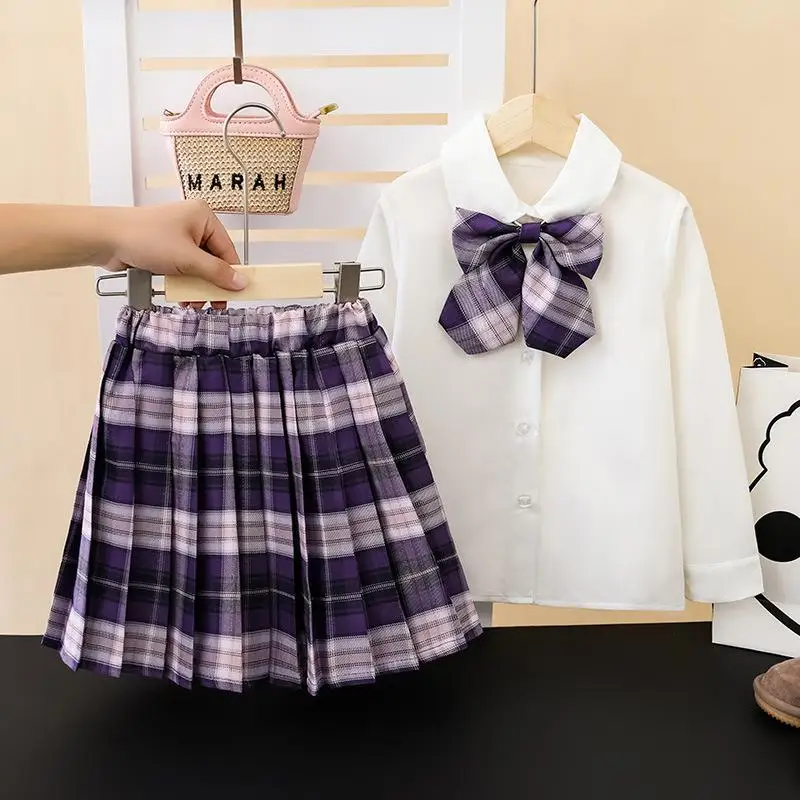 Sanriou Girl My Melody معطف بأكمام طويلة تنورة كورومي ذات ثنيات على طراز الكلية Jk مجموعة سترة وقميص وتنورة هدية مهرجان كرتوني #5