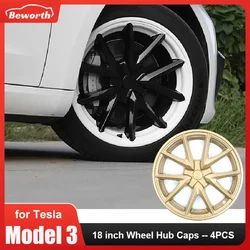 18 Inch M3 Wheel Hubcap For Tesla Model 3 2020-2023 Hub Caps Original Car Performance Replacement Wheel Hubcap Cover Accessories