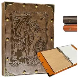 DND Notebook/Journal,Unique 400 Page Book for Dungeons & Dragons/D&D. Great RPG Accessories Gift for DM's & Players,Men or Women