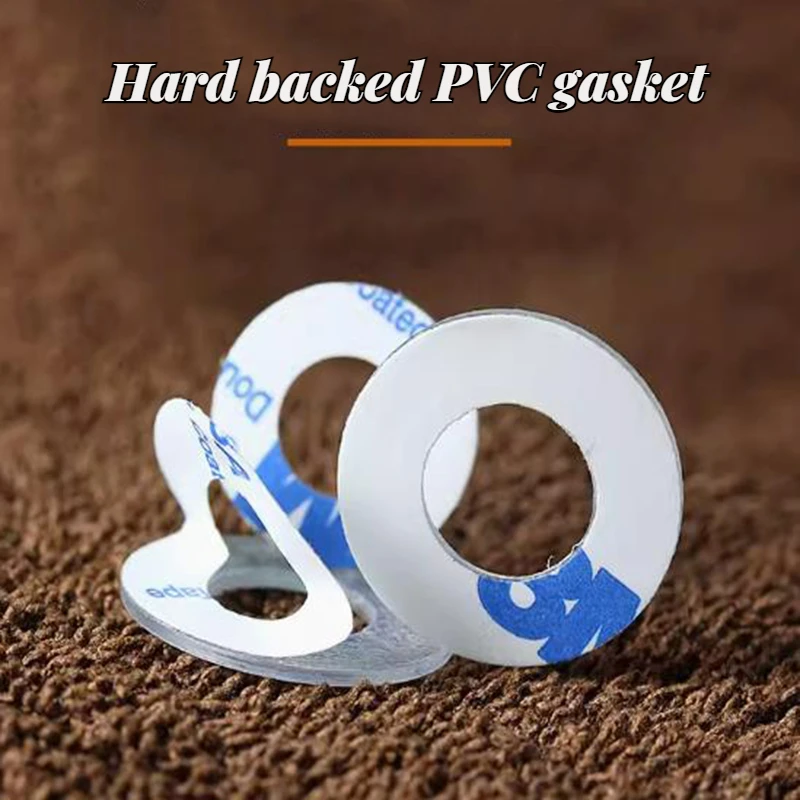 Single-sided Pvc Transparent Flat Pad Viscose Plastic Round Washer with Rubber Screw Gasket Insulation Hard Mesons Customized