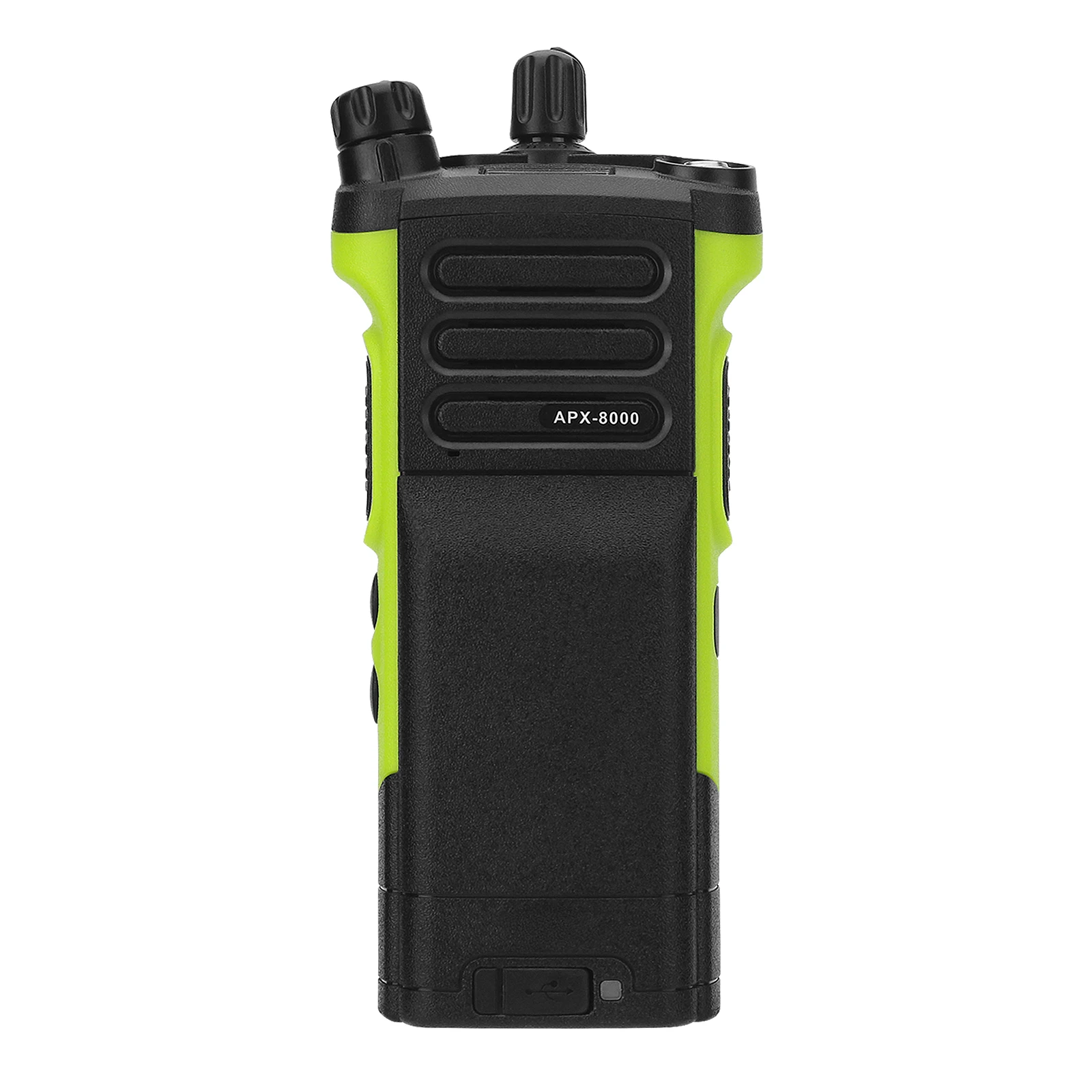 HAMGEEK APX-8000 12W Dual Band Walkie Talkie Radio VHF UHF Handheld Transceiver with Dual PTT Duplex Working Mode