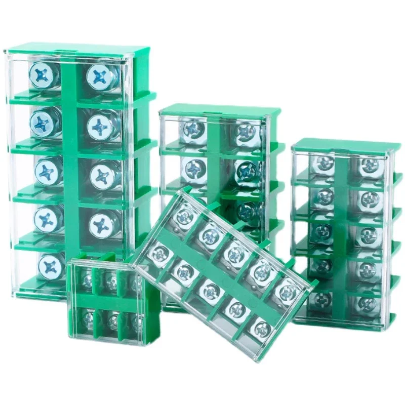 JF5 Rail Type Terminal Block Enclosed Flame Retardant Wire Connector 10A/25A/32A/40A 660V