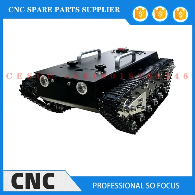 WT200S Full Metal Tracked Off-Road Chassis Remote Control Independent Suspension Shock Absorption Open Source Development Platfo