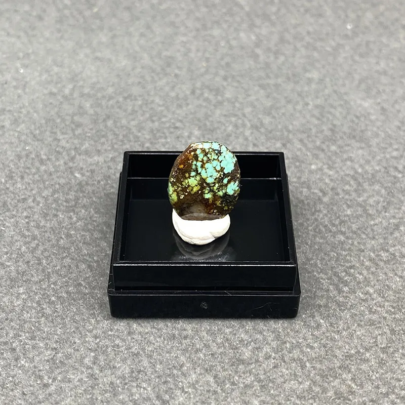 100%  Natural Blue  turquoise  Mineral Specimens Stones and  Healing Crystal   +Box size:27*27*25mm