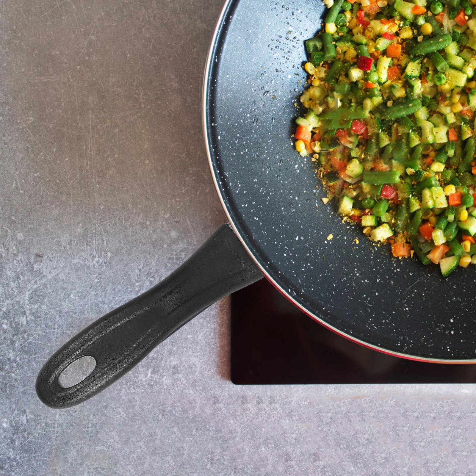 

Replacement Universal Pot Handle Detachable Side Handle Bakelite Heat Isolation Grip for Saucepan Frying Pan Wok Boiler