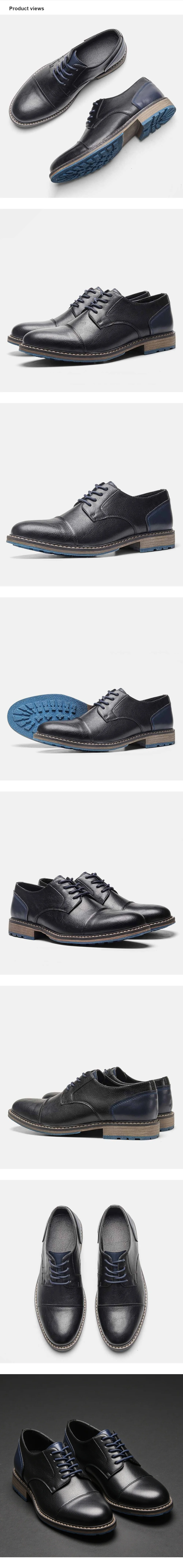 Herren Freizeitschuhe Marke 2026 Komfortable Modische Lederschuhe für Männer – Detail 2