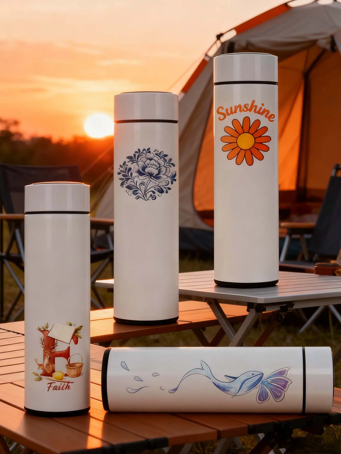 

500ml large-capacity personalized insulated cup, made of stainless steel, with a vacuum inner wall and an extremely simple style