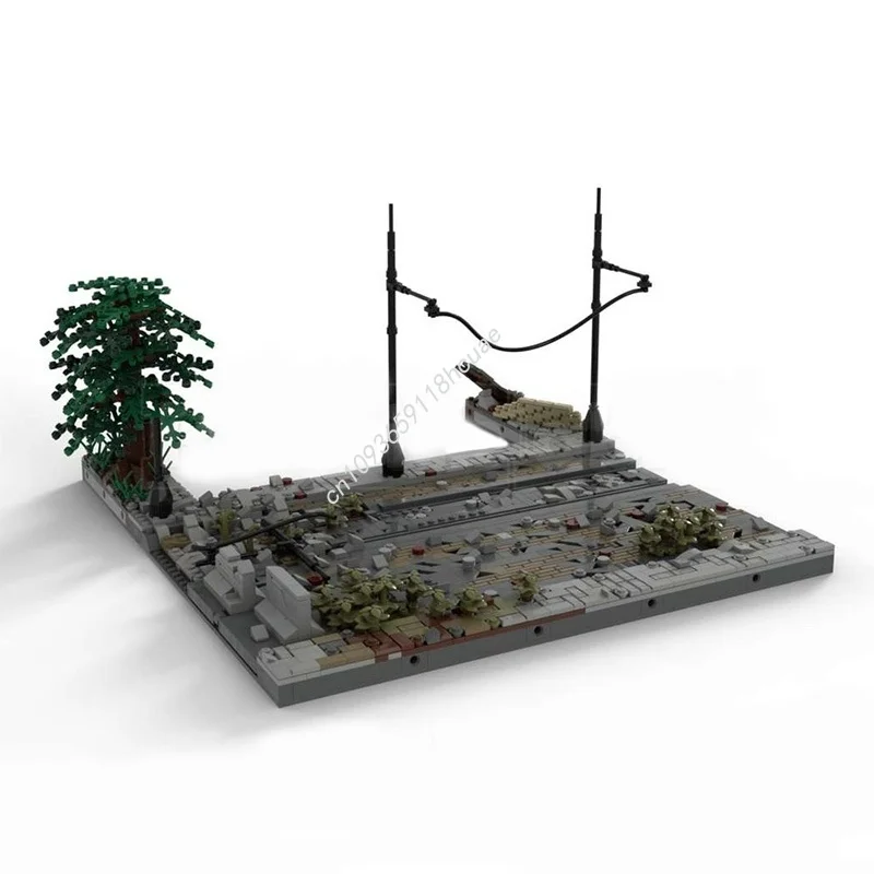 1534 قطعة MOC شارع المدمرة منزل وحدات نموذج اللبنات هدية الكريسماس العمارة اللعب تجميع DIY بها بنفسك التعليم الاطفال #2