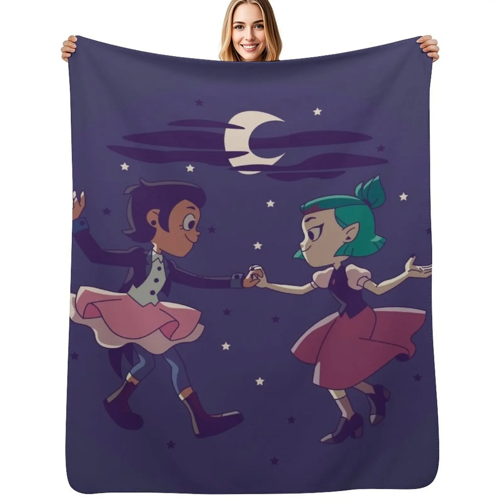 Luz and Amity Dance ? Lumity Throw Blanket Soft Beds Moving Decorative Sofa Soft blankets ands Blankets For Sofas Blankets