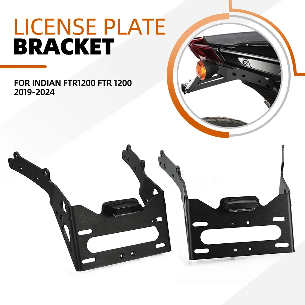

For Indian FTR1200 FTR 1200 2019 2020 2021 2022 2023 2024 Motorcycle License Plate Holder Bracket Tail Tidy Fender Eliminator