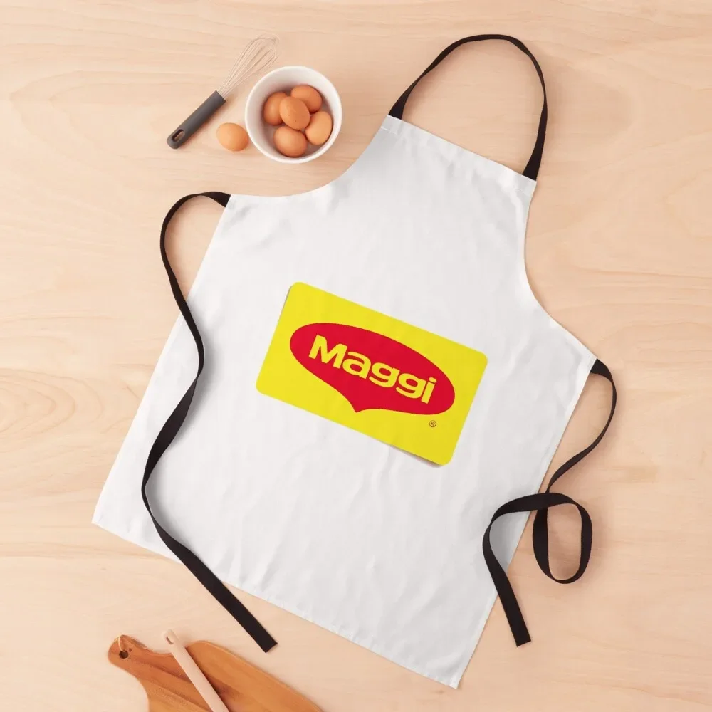 

Maggi logo Apron restaurant accessories Customizable Woman Barista Professional Barber Apron