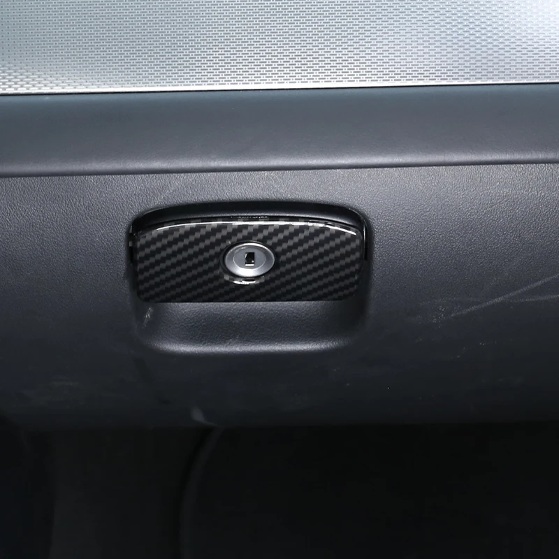 For Jaguar XE XF XFL F-Pace 2016-2020 ABS Chrome Car Copilot Glove Box Handle Switch Cover Trim Sticker Interior Accessories - view 2