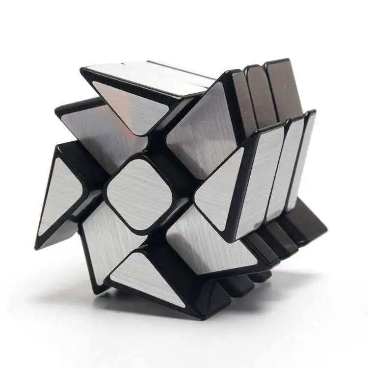 Cubo de espejo de molino de viento 3X3X3, cubo de especias sin pegatinas, juguetes sensoriales de giro suave para ansiedad, autismo, TDAH, zauberwürfel,,бик рубика