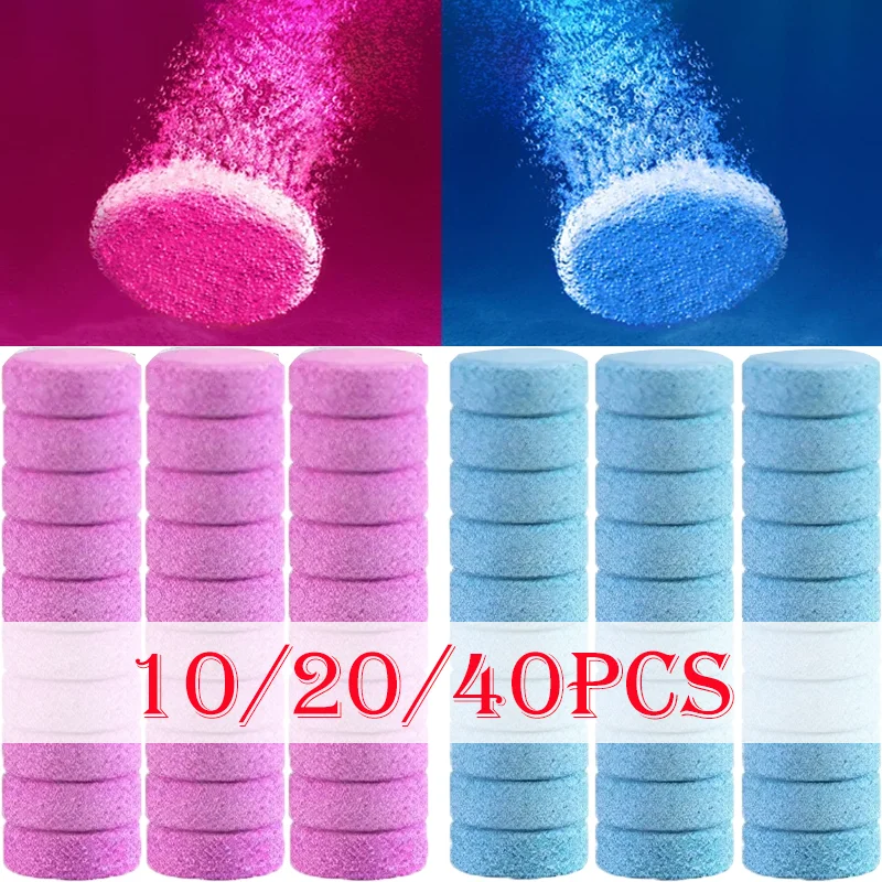 

40Pcs Car Windscreen Cleaner Effervescent Tablets Hot-selling Cars Windshield Glass Solid Cleaning Tools Auto Wash Accessories