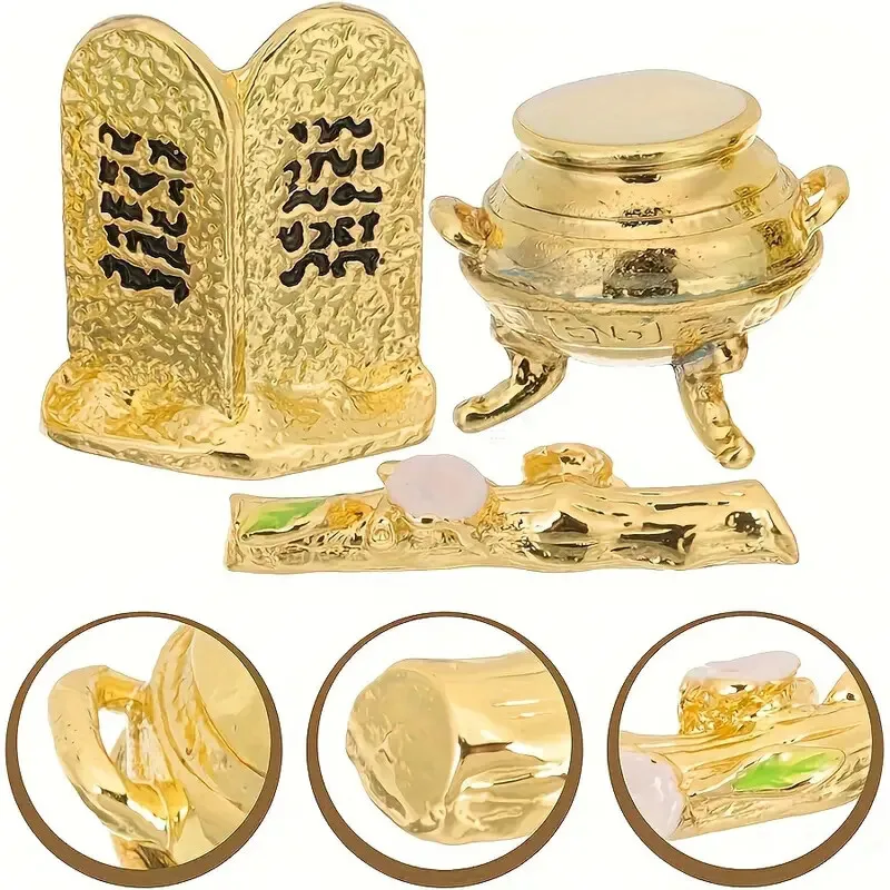 

The bronze metal statue of the Ark the Covenant of Abraham Islamic home decoration religious holiday gifts Thanksgiving Ramadan