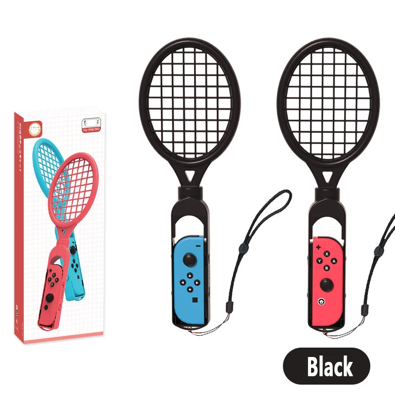 2 adet tenis raketi için Nintendo anahtarı/anahtarı OLED Joy-Con denetleyici bilek kayışı Mario tenis raketi kavrama oyun aksesuarları için