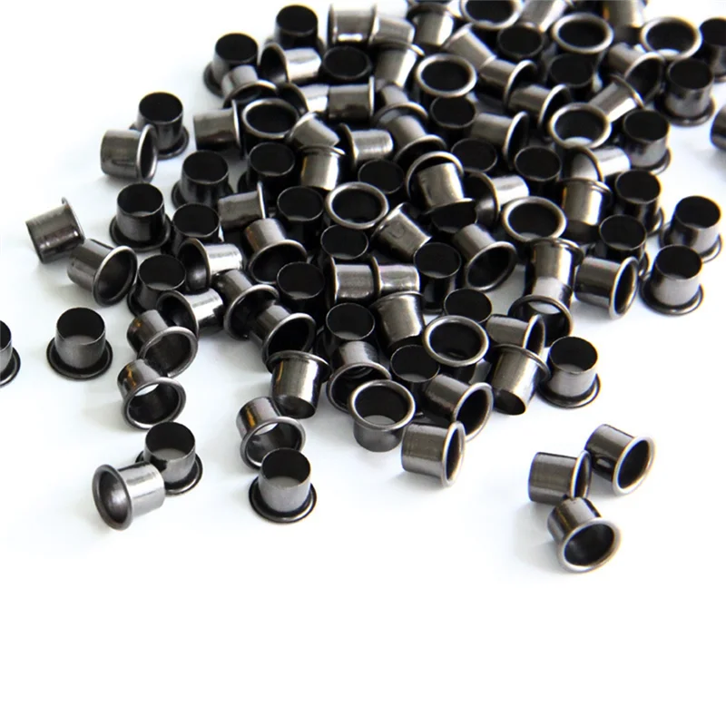 The New 50Pcs Eyelets for DIY Kydex Sheath 6Mm Rivet Hand Tool Parts Eyelet Hole Punch Tool Kit
