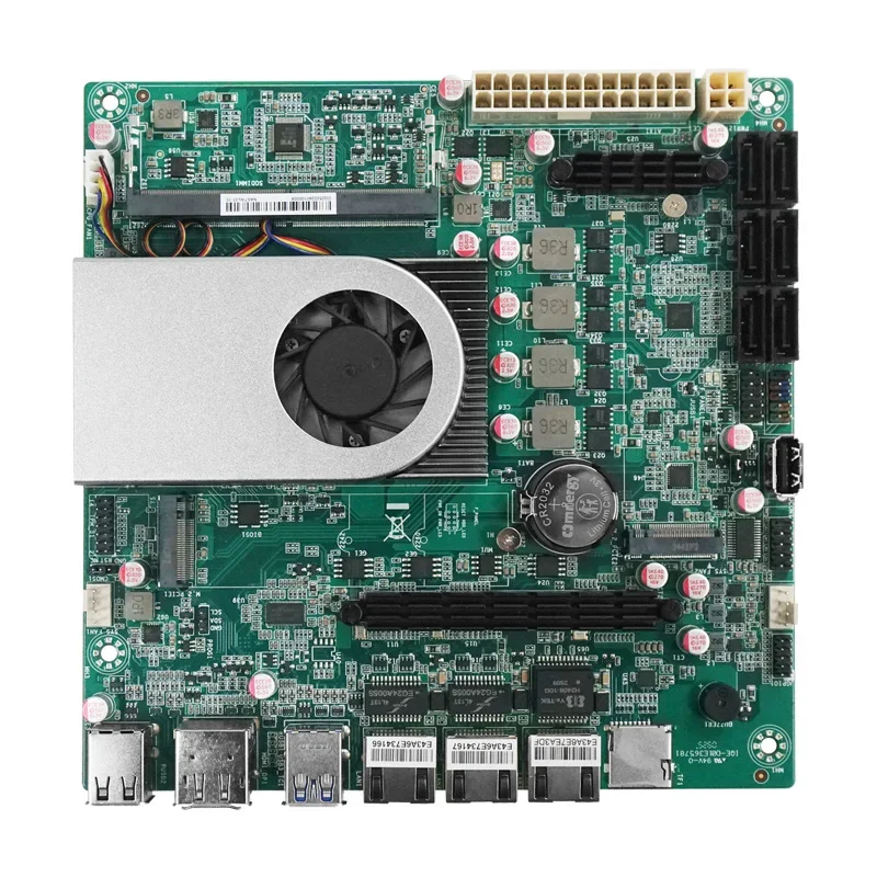 BKHD 2025 N150 NAS MINI-ITX Motherboard Quad Cores 2*I226 1*10G Ethernet Ports 2*M.2 6*SATA DDR5 16G NAS Server Motherboard