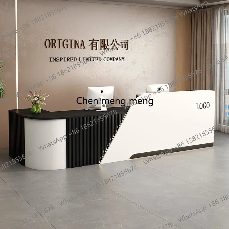 

Office Beauty Reception Desks Luxury Salon Modern Reception Desk Cashier Simple Escritorio De Recepcion Commercial Furniture