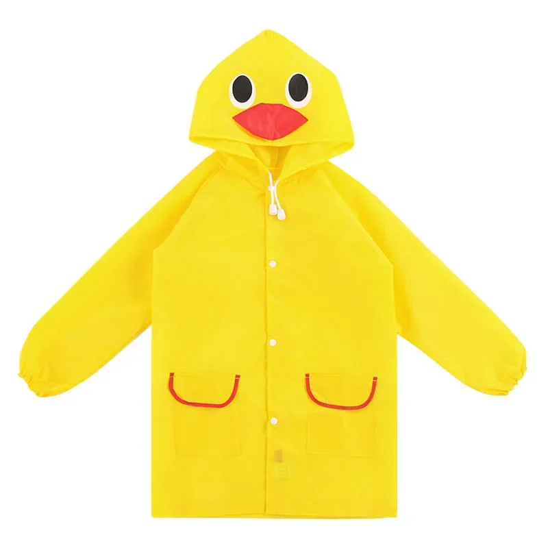 1PC Cute Cartoon Animal Style Waterproof Raincoat for Children Raincoat Kids Rainwear Rainsuit Student Poncho 5 Colors Available