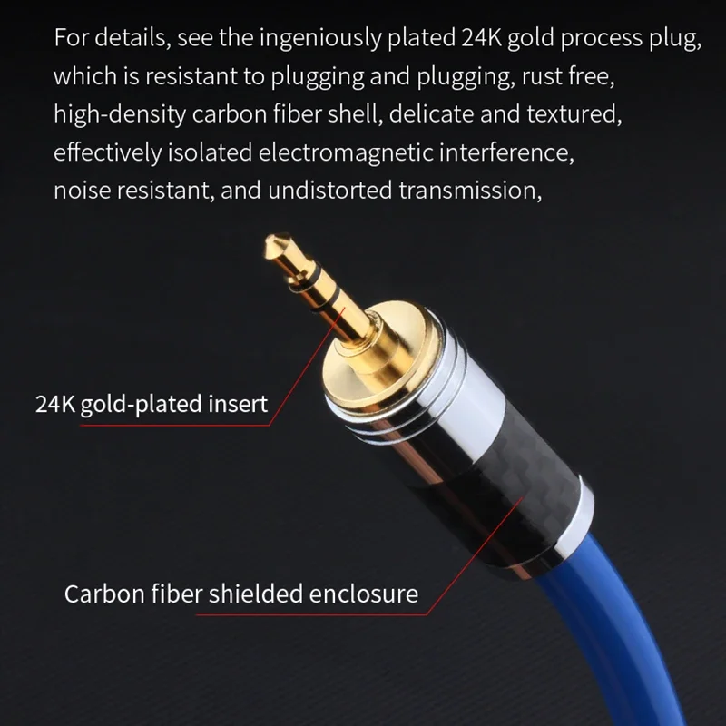 TODN HIFI ستيريو 7N OCC 3.5 مللي متر aux جاك كابلات صوت Aux الراقية لمكبر الصوت DAC DAP TV Mixer CD Sound