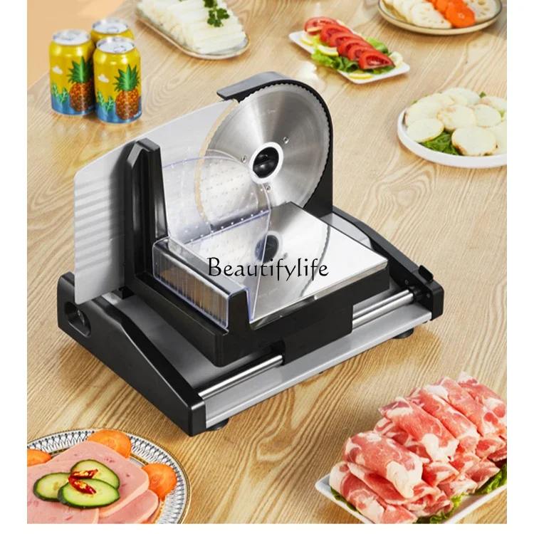 

Automatic household electric mutton roll fruit beef vegetable potato bread slicing machine