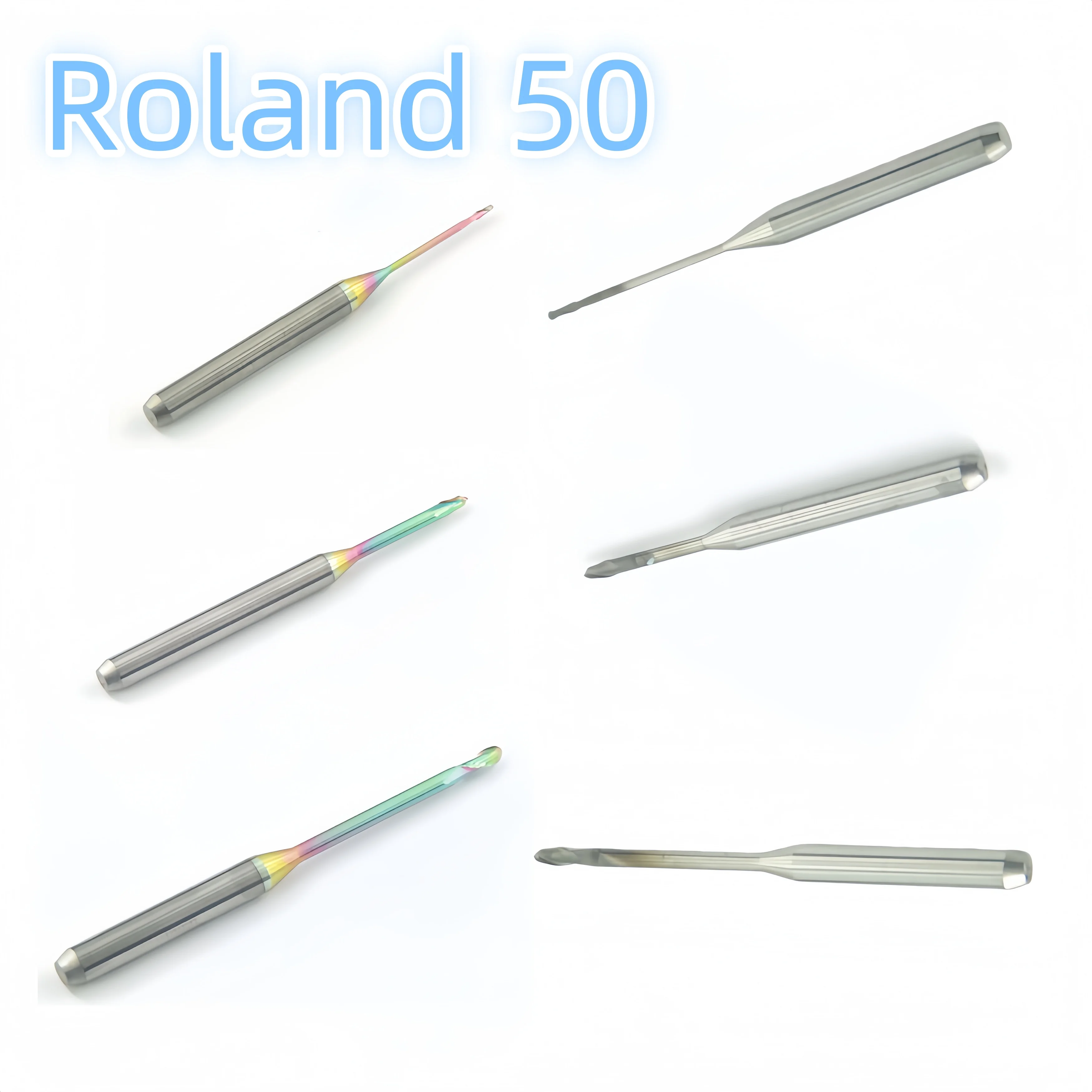 

Roland Dental Cad Cam Milling Burs milling for PMMA, PEEK, Zirconia Block Dental Milling Burs Roland 50