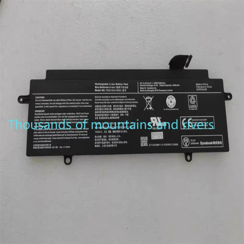 

PS0010UA1BRS PS0011UA1BRS 15.4V 53Wh 3450mAh Laptop Battery For Toshiba Dynabook Portege X30W-J X30L-J Tablet PC