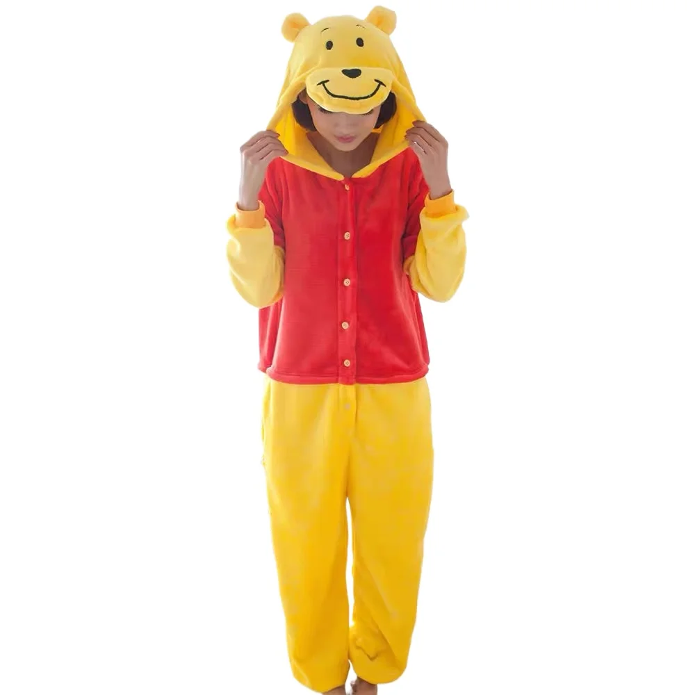 Stitch Pluto Iejoor Tijger Onesies Kigurumi Cosplay Kostuum Dier Knorretje Tigger Olaf Anime Pyjama Volwassenen Jumpsuits Homewear
