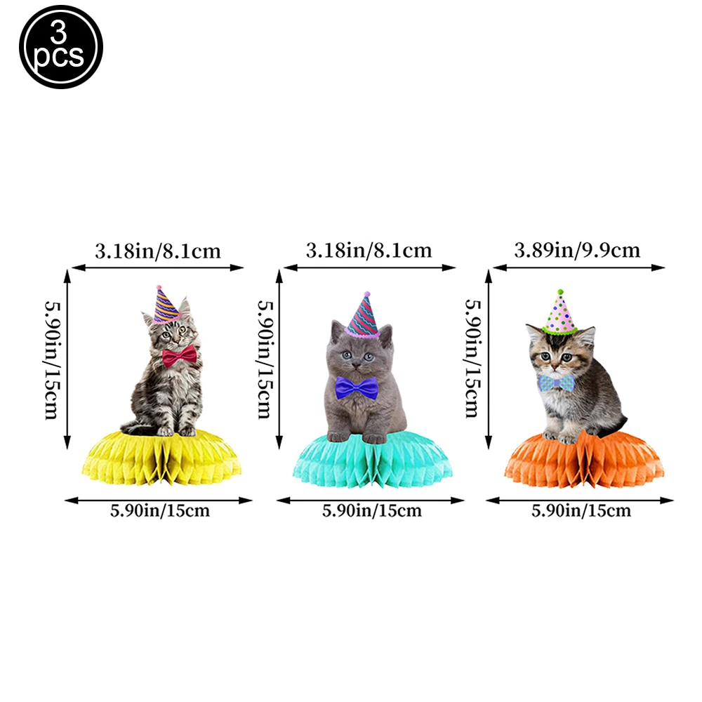 Cute Cat Theme Party Tableware, Plates, Cups, Napkins