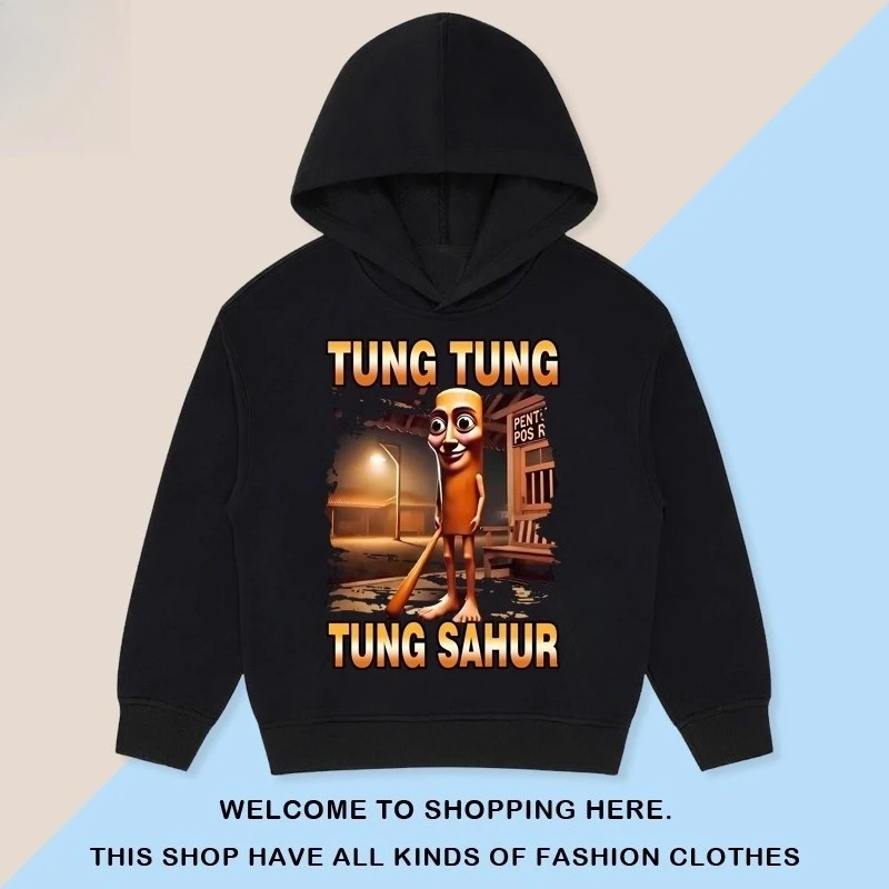 الخريف والشتاء الاطفال جديد الكرتون متعة الكلاسيكية من الجبال والبحار تونغ تونغ صحور طباعة موضة الدافئة مقنعين البلوز