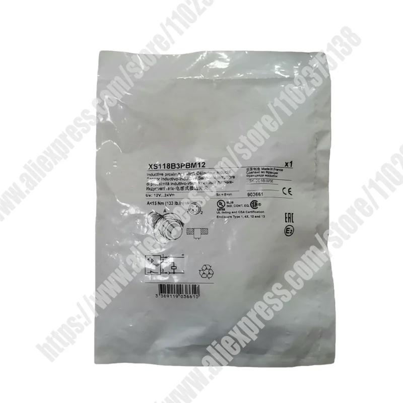 

НОВЫЙ XS118B3PAM12 XS118B3NAM12 Индуктивный датчик приближения