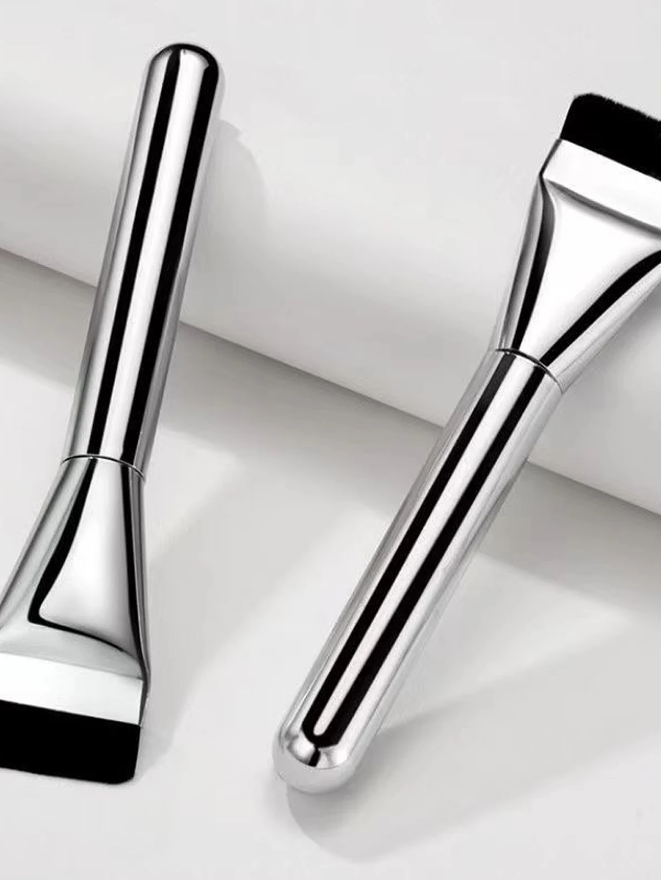 美容卵メイクブラシセット,フラットベースブラシ,美容ブレンダー,3ジェルスポンジ,コンシーラー用パフ,3個