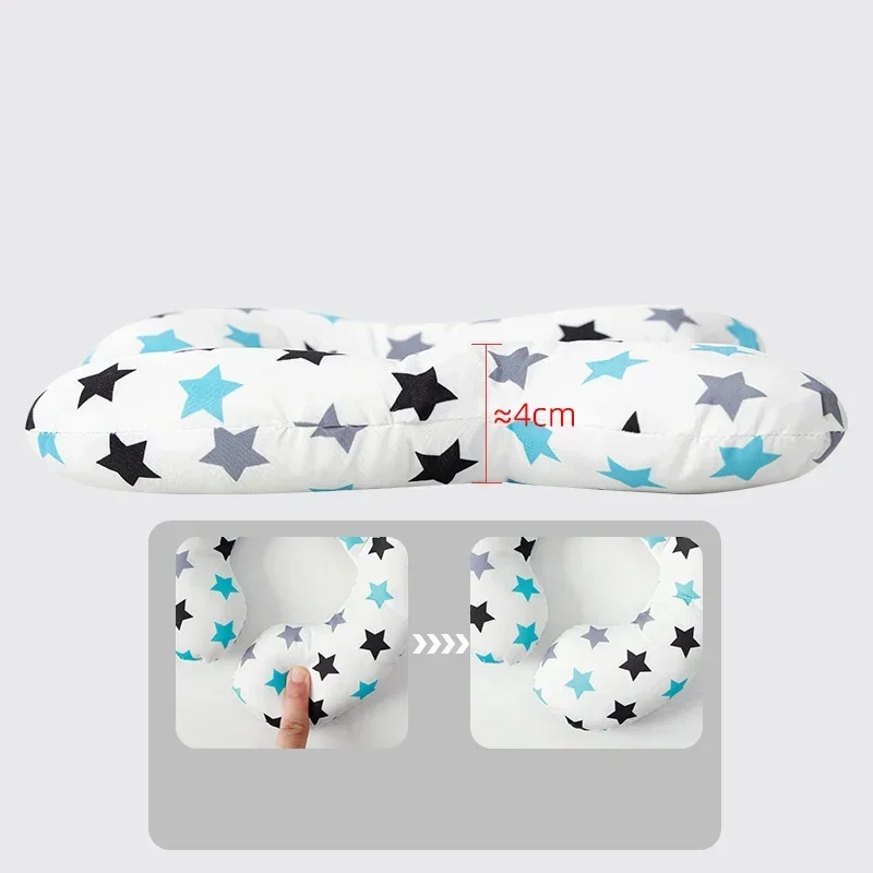 Baby pillow travel car children's pillow Multi-functional stroller pillow New cartoon children's U-shaped pillow cotton soft