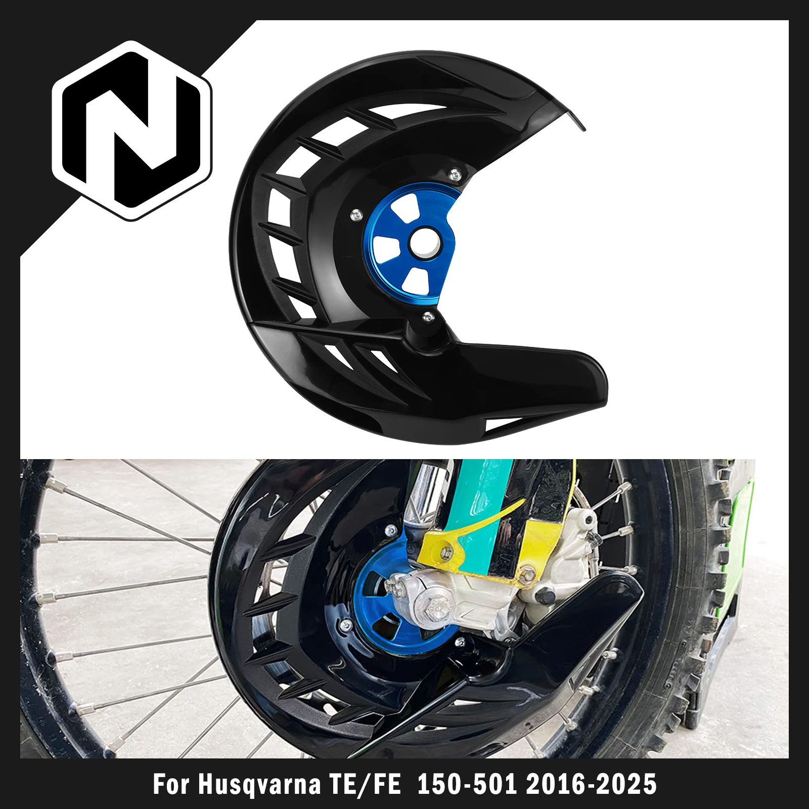 NICECNC For Husqvarna TE 300 2016-2025 TE 250 FE 250 FE 350 FE 450 501 TX 300 FC 450 Front Brake Disc Guard For KTM EXC 300