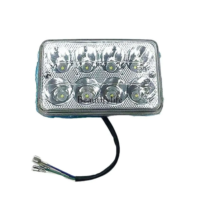 

Motorcycle tricycle CG125 headlights led headlights far and near light 12V-80V super bright 8 beads modified accessories