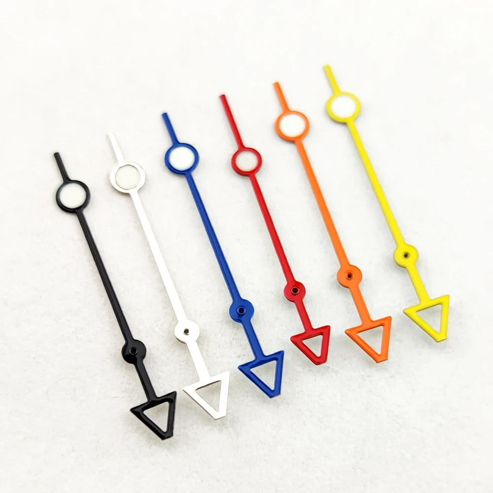 NH35 Hands Green Luminous Hands Seconds Hand Triangle Watch Hands Watch Parts Replacement Parts NH35 Watch Accessories