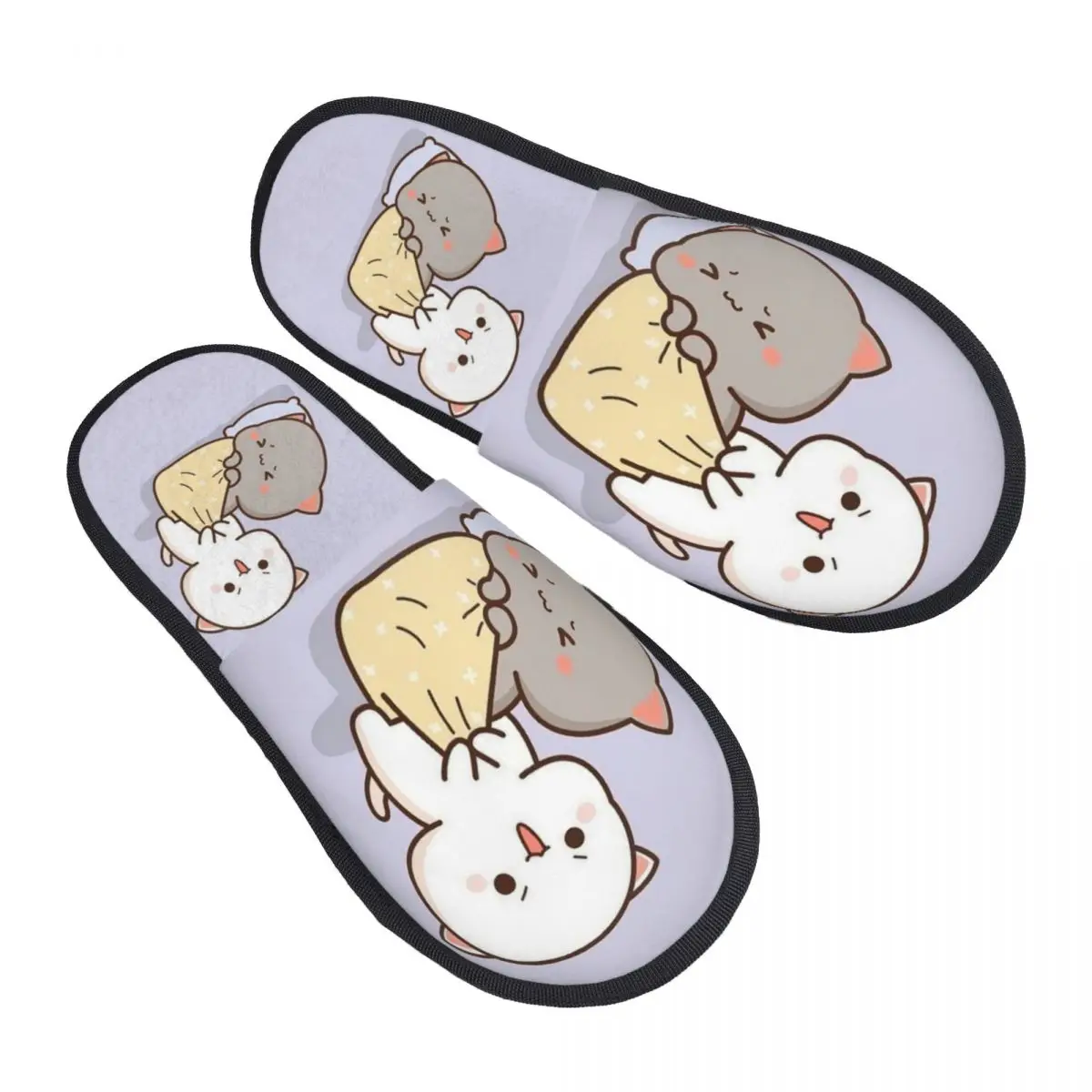 Custom Sleep Bubu Soft Memory Foam House Slippers Women Comfy Warm Anti-Skid Slipper