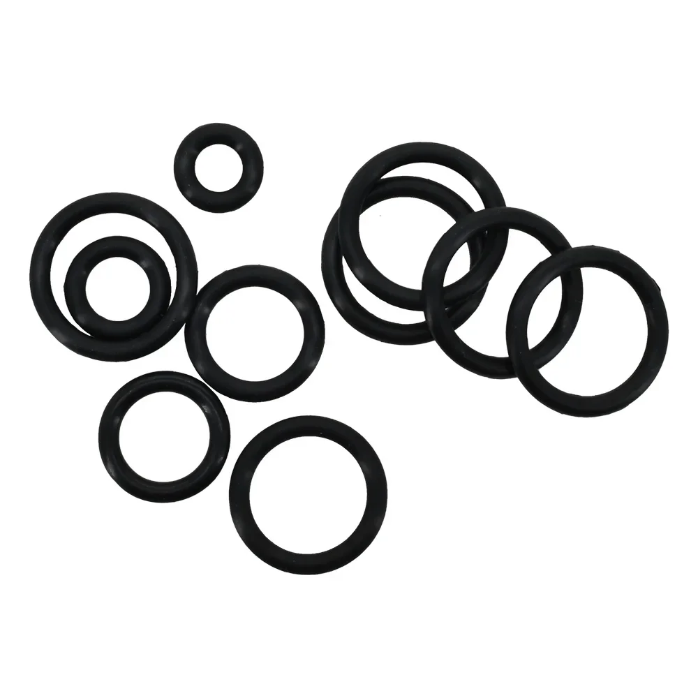 CS1mm 2mm 3mm 4mm Black O Ring Gasket Washers VMQ Food Grade O-ring Silicon Insulated Sealing Ring Thickness Rubber Silicone