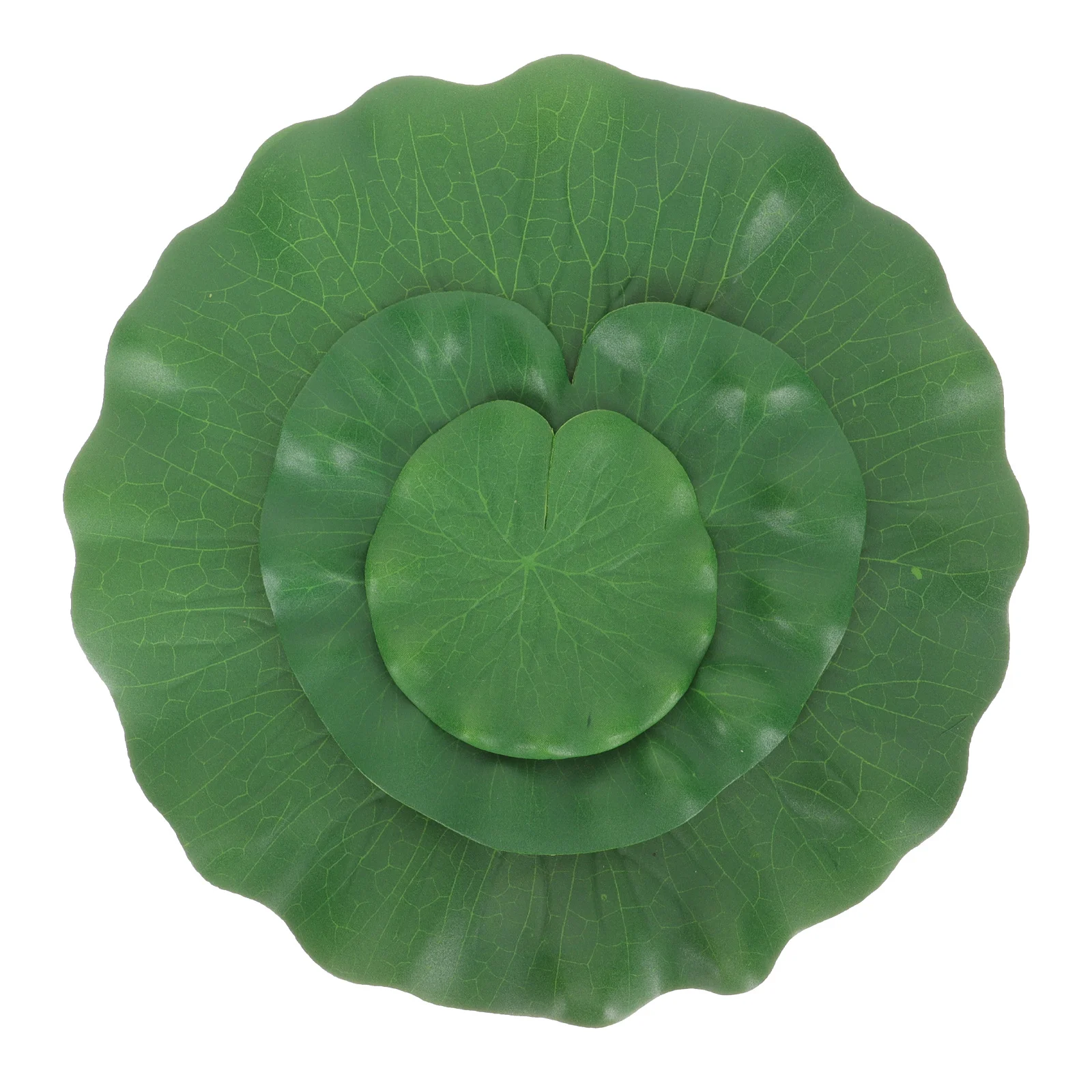 9Pcs Künstliche Lotusblätter Schwimmende Teich Dekoration Simulation Blatt Brunnen Garten Fischteich Ornament Künstliche Lotus Blätter