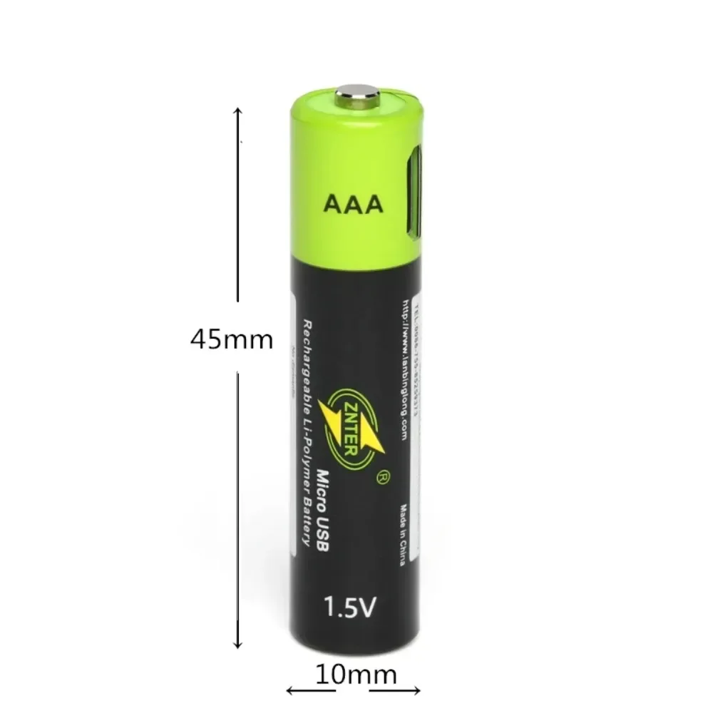 8 ชิ้น/ล็อต AAA 1.5V 600mAh USB แบตเตอรี่ลิเธียมโพลิเมอร์ของเล่นคีย์บอร์ดเกมคอนโทรลเลอร์แบตเตอรี่ลิเธียมพิเศษ