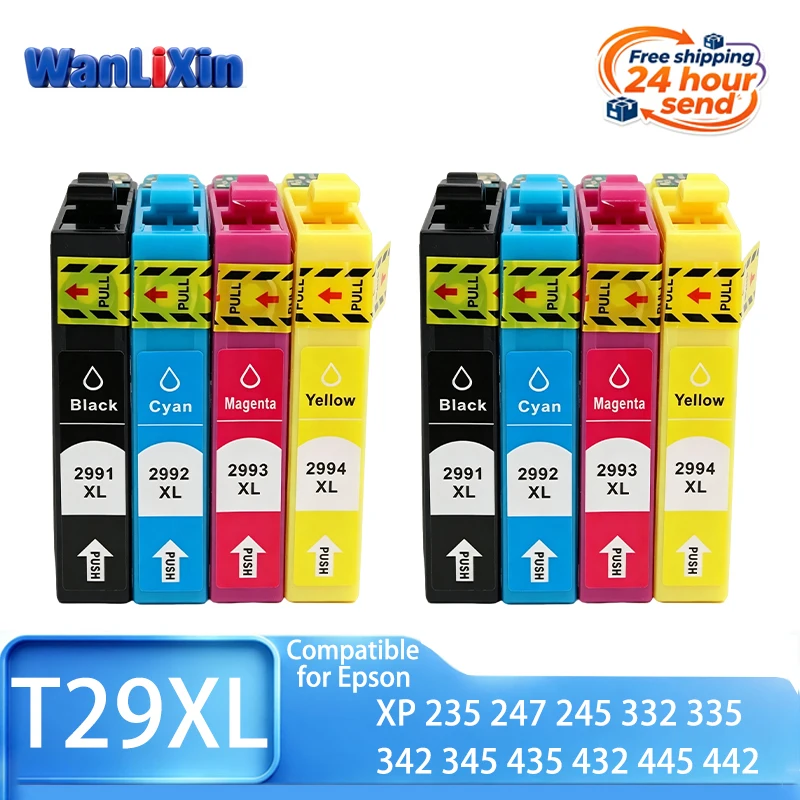 E2991-2994 T29XL T2991 T2992 T2993 T2994 Ink Cartridge Compatible for Epson XP-235 XP-245 XP-247 XP-332 XP-432 XP-435 XP-442