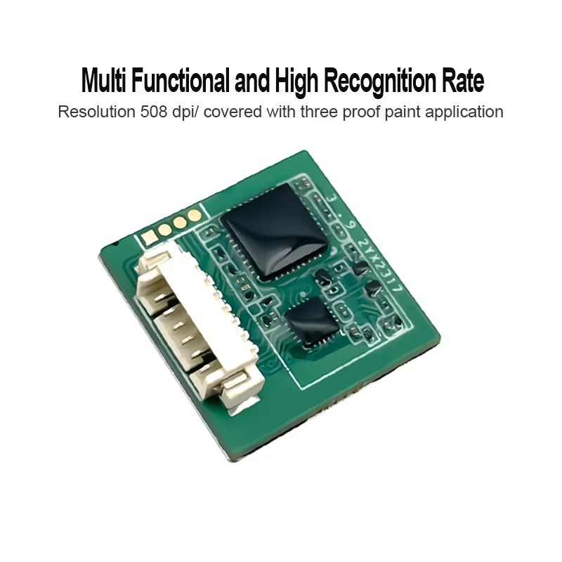 Hi-Link Fingerprint Identification Module ZW0608 Square Semiconductor Capacitive Fingerprint Collection Sensor Switch