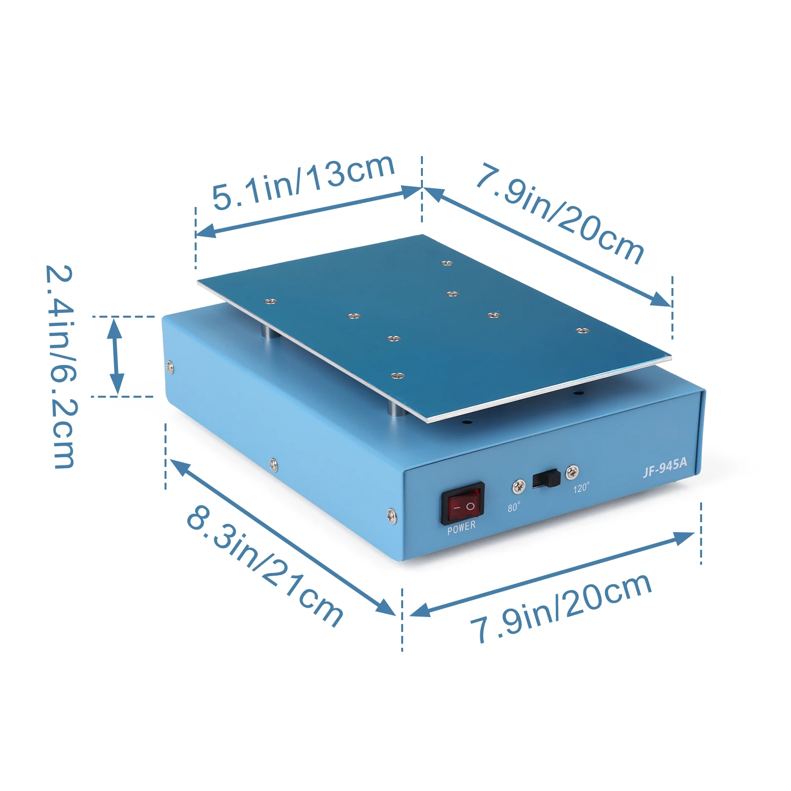 Estación de precalentamiento Digital electrónica, placa caliente de 130x200mm para PCB SMD, lámpara Led de calefacción, desoldadora, 220V/110V