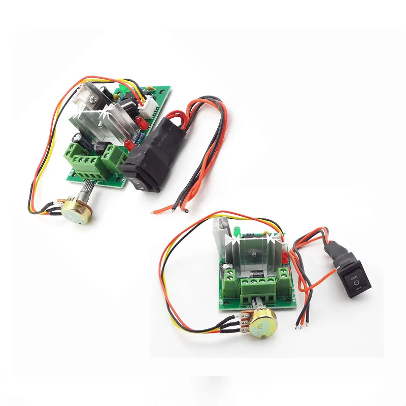 DC 6A 6V-30V CCM6N PWM 12V DC Motor Speed power Controller 12V 24v Positive Inversion Switch Controllers Mini Size M20
