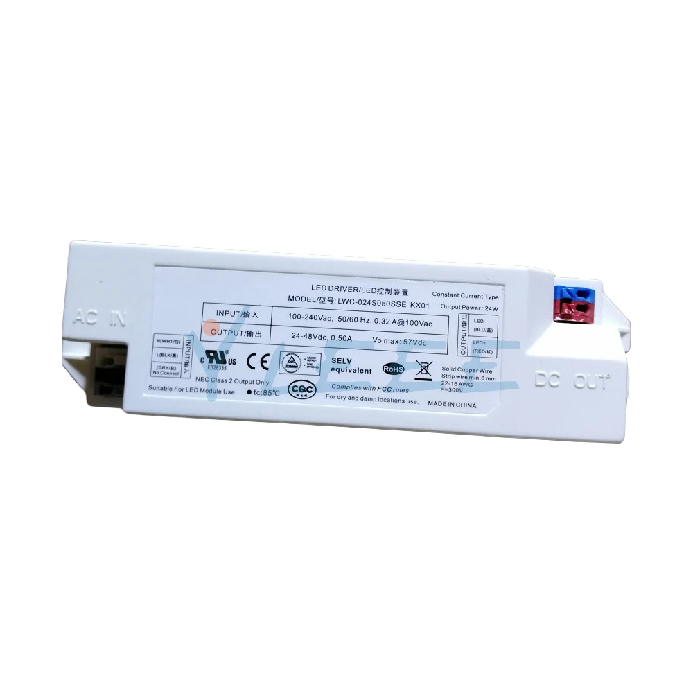 LED Control Device LWC-024S050SSE KX01 24-48Vdc 24W 0.5A For LED DRIVER