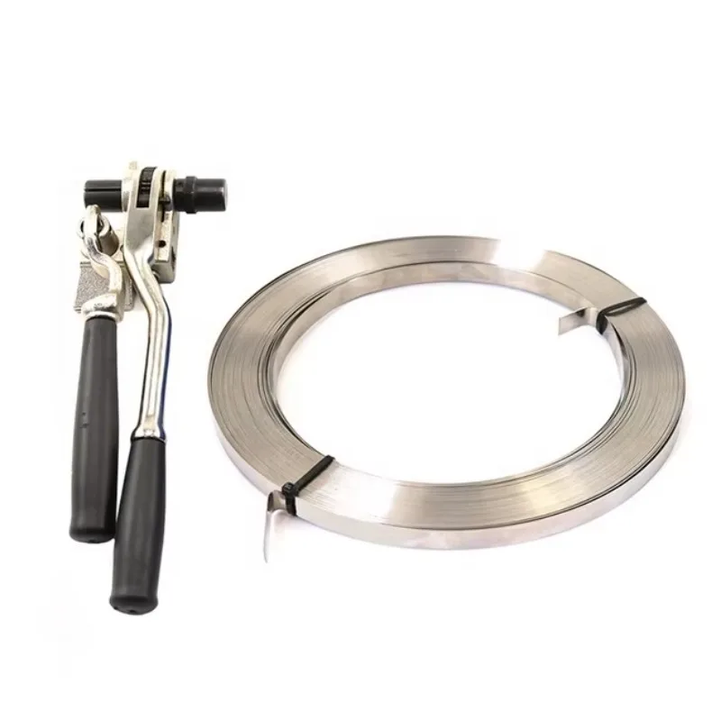 Heavy Duty  Ratchet Steel Band Tool for Hose Clamps Cable Tie