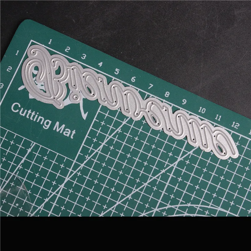 Francuskie słowo metalu wykrojniki dla majsterkowiczów Scrapbooking Die Cut nowe cięcia robienie papierowych kart rzemiosło tłoczenie witamy — zdjęcie 3