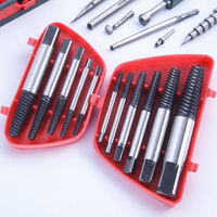 5/6PCS Broken Screw Extractor Drill Bit Set Carbon Steel Double Sided Screw Puller Center Bit Tool for Damaged Screw Removal